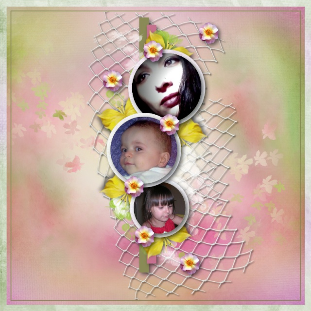 kit sweet flowers collab cajoline simplette page scrapangie