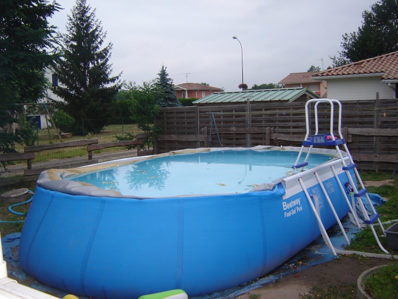 piscine intex dehors l'hiver