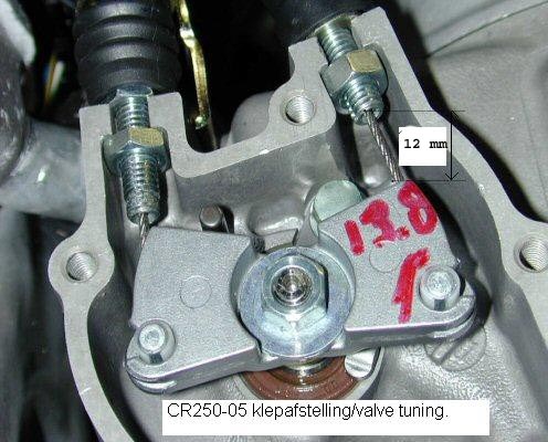 Honda cr250 power valve adjustment #3