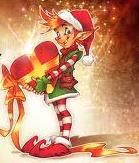 Un lutin dans le sapin. dans CONTE lutin10