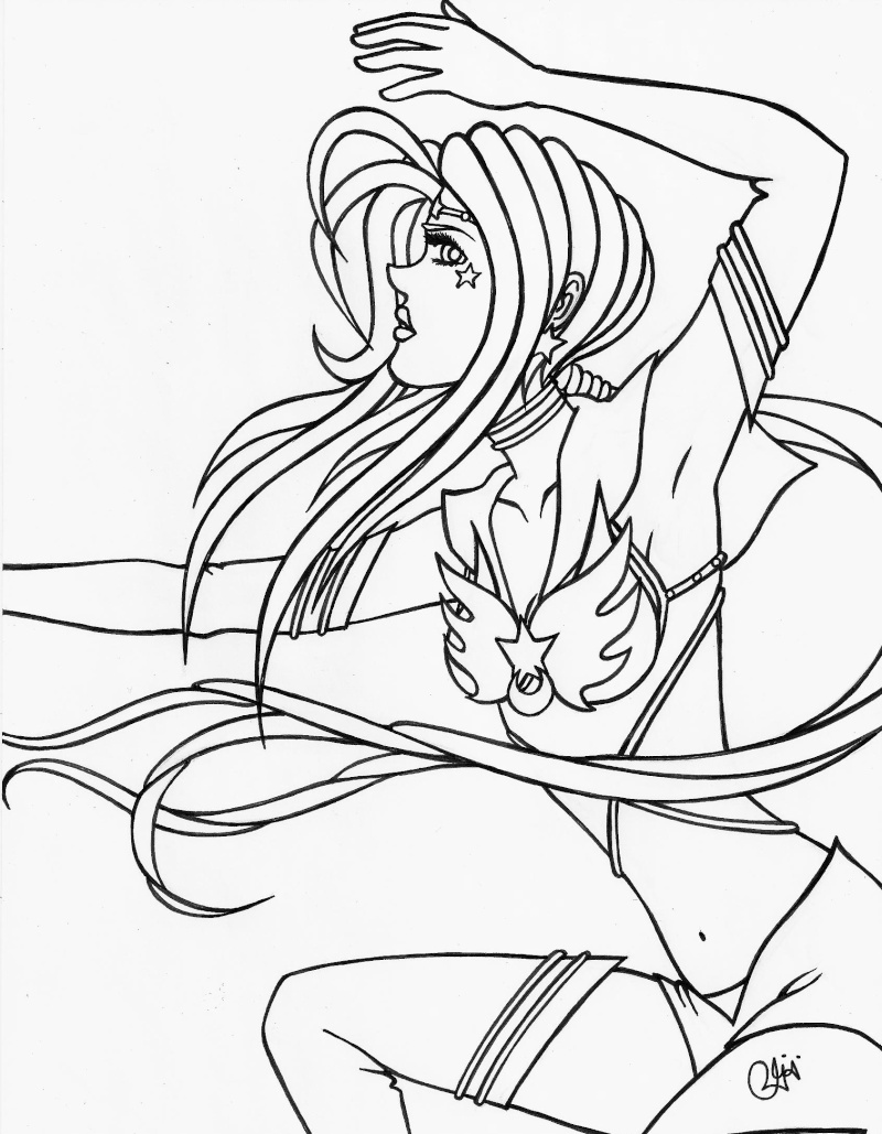 sailor pluto coloring pages - photo #35