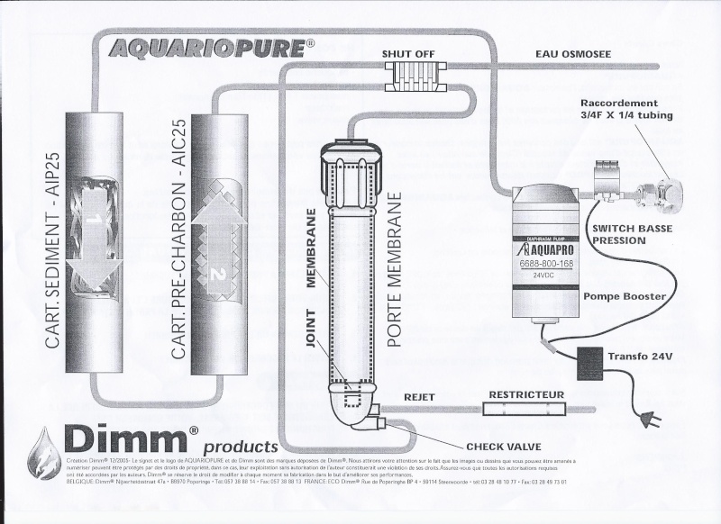 recifal-france • Comment brancher un osmoseur ou une ultra filtration ? : l' osmoseur