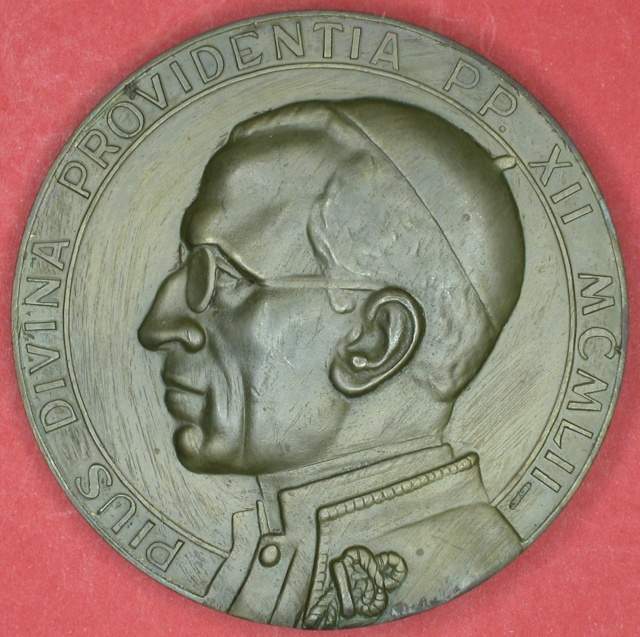 Pope Pius XII Eucharistic Congress Barcelona 1952 SPLENDID LARGE 